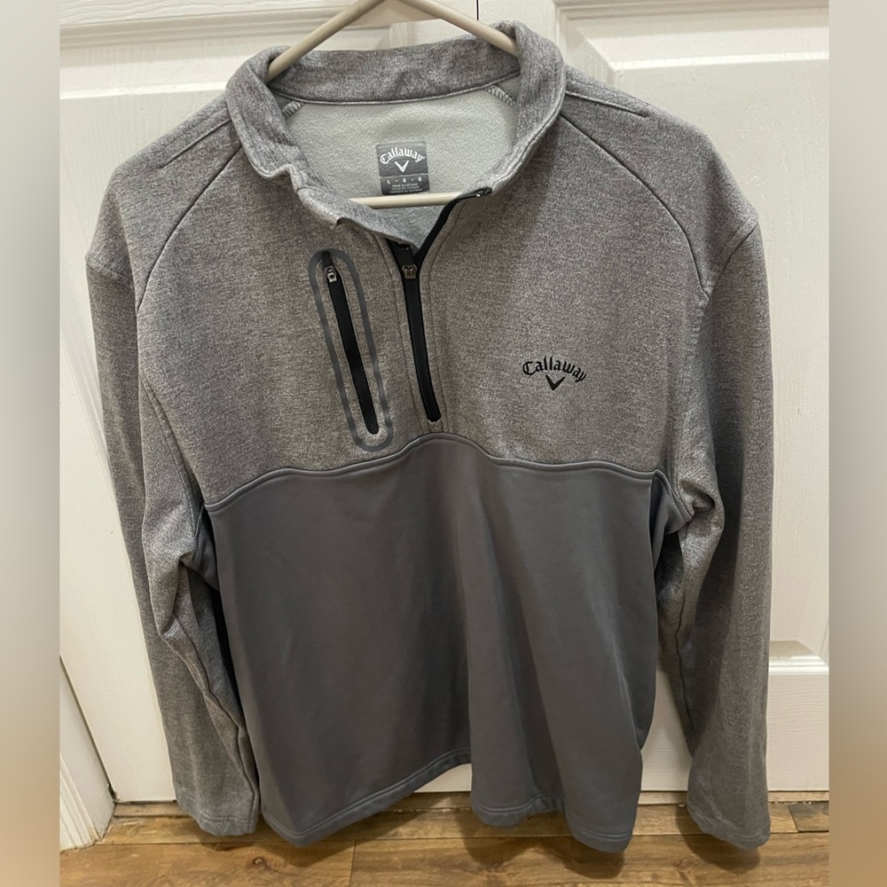 Gray quarter zip Calloway pull over